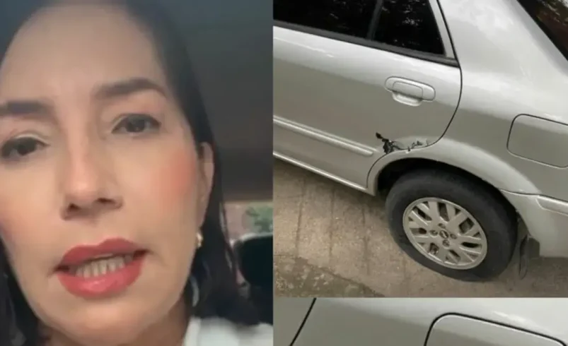 Siete impactos en la bala recibieron el automóvil en el que viajaba

 – Tinta clara