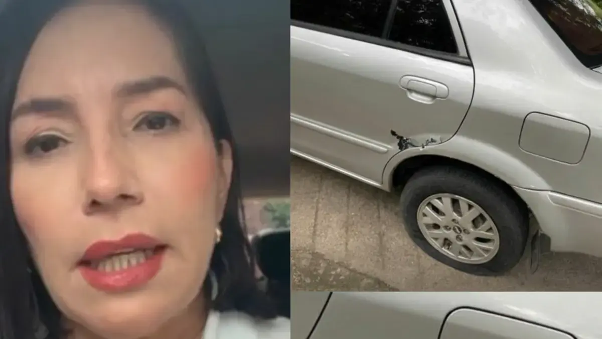 Siete impactos en la bala recibieron el automóvil en el que viajaba

 – Tinta clara
