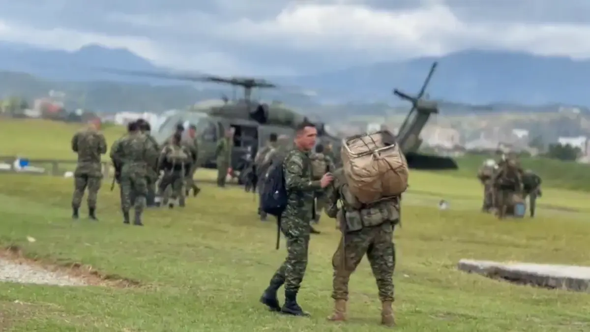 El ejército confirmó que los 45 militares que fueron secuestrados en El Tambo ya fueron liberados, Cauca

 – Tinta clara