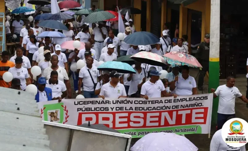 Los habitantes de Mosquera, Nariño, demuestran que lloran por la justicia después de la muerte del líder social Luis Fernando Sánchez en un bote

 – Tinta clara