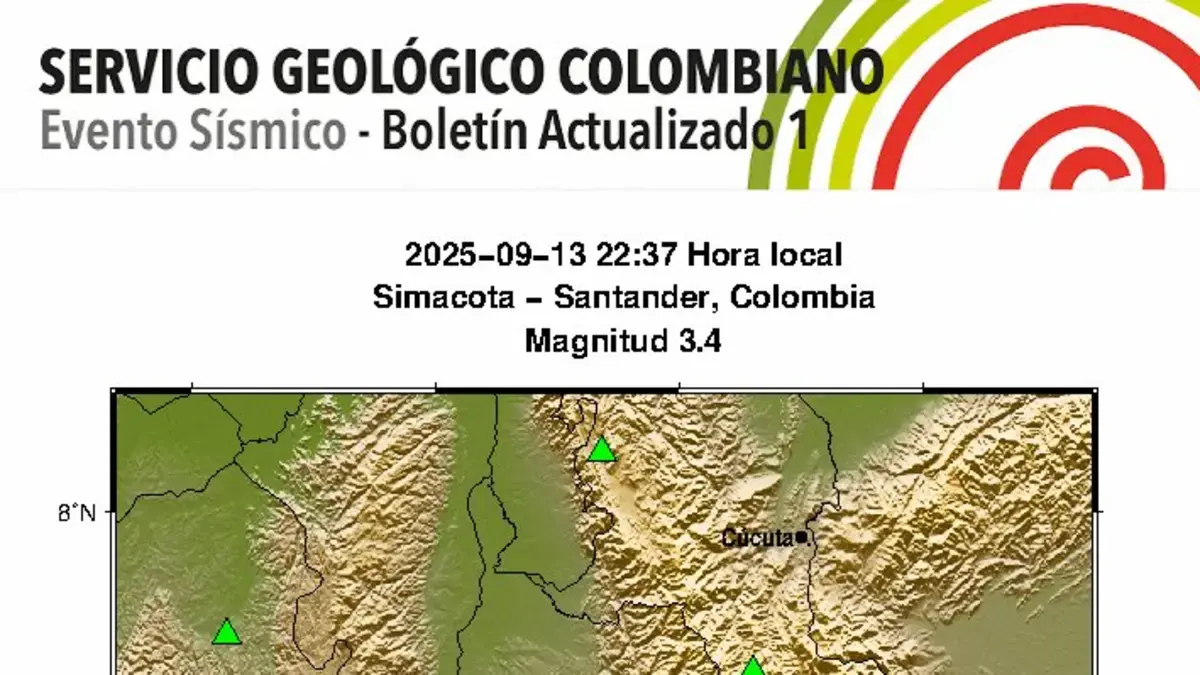 Temor hoy en Colombia | Informan un nuevo ensayo de terremoto sobre la noche del 13 de septiembre; epicentro, magnitud y profundidad

 – Tinta clara