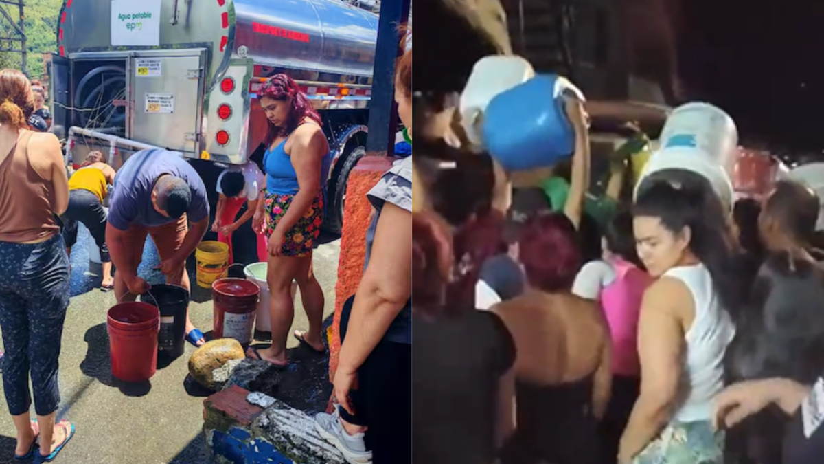 Más de 400,000 personas de 15 vecindarios de Medellín y Bello completan más de 24 horas sin agua; EPM dice que esta tarde el servicio se volverá a establecer

 – Tinta clara