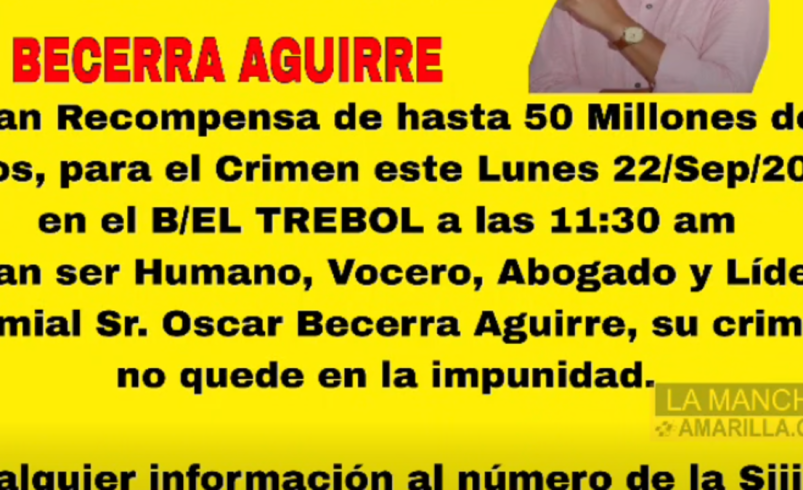 ¿Quién fue el líder y abogado ÓScar Becerra Aguirre, presidenta de uno de los JAC de Cali que fue asesinado? Nuevos detalles de su homicidio

 – Tinta clara