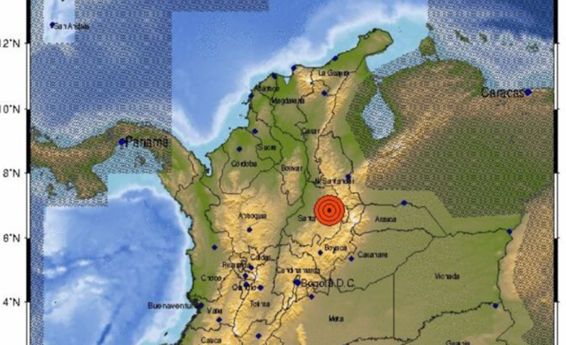 El Servicio Geológico Colombiano informó un terremoto en Santander; Magnitud y más detalles

 – Tinta clara