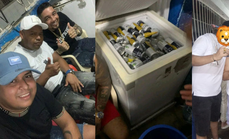 Los reclusos habrían celebrado el amor y la amistad en la penitenciaría de El Bosque con cervezas, teléfonos celulares y música a todo volumen

 – Tinta clara
