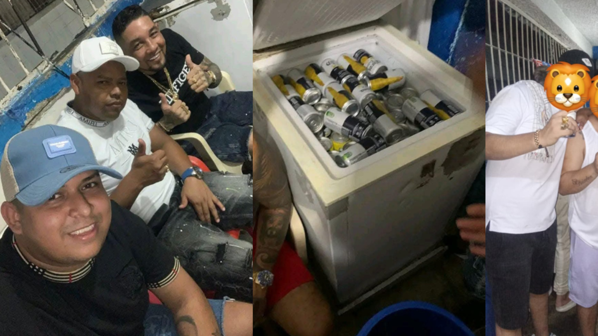 Los reclusos habrían celebrado el amor y la amistad en la penitenciaría de El Bosque con cervezas, teléfonos celulares y música a todo volumen

 – Tinta clara