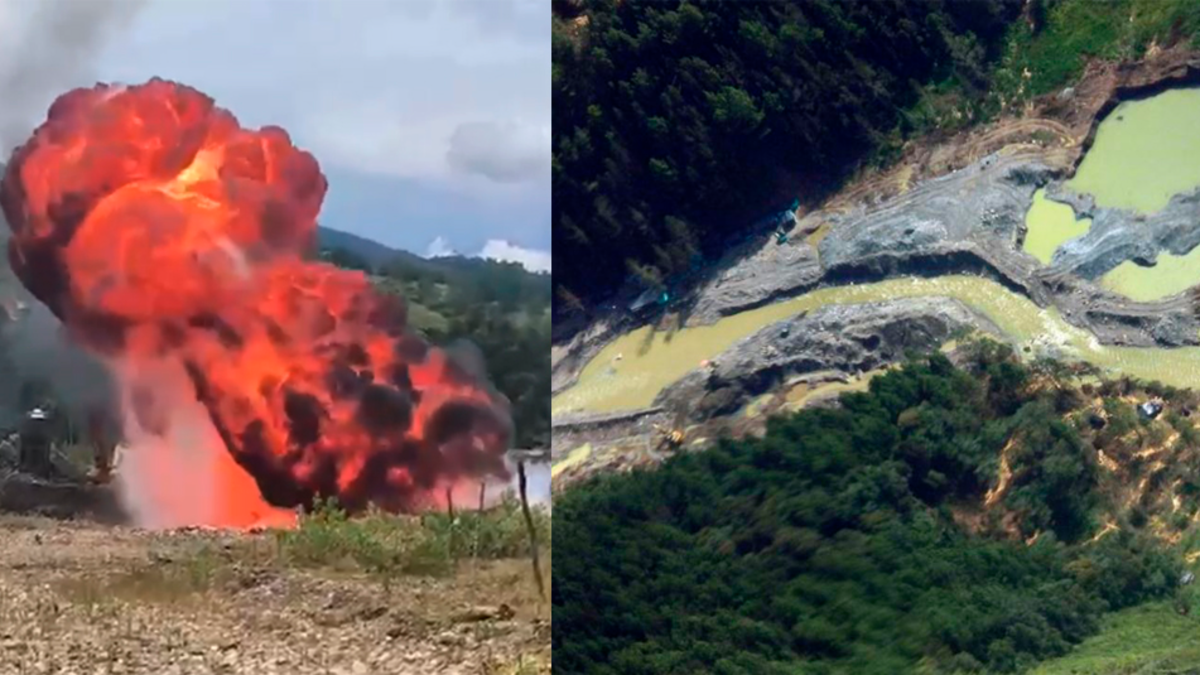 Destruyen la maquinaria utilizada para la minería ilegal en Amalfi y Urrao

 – Tinta clara