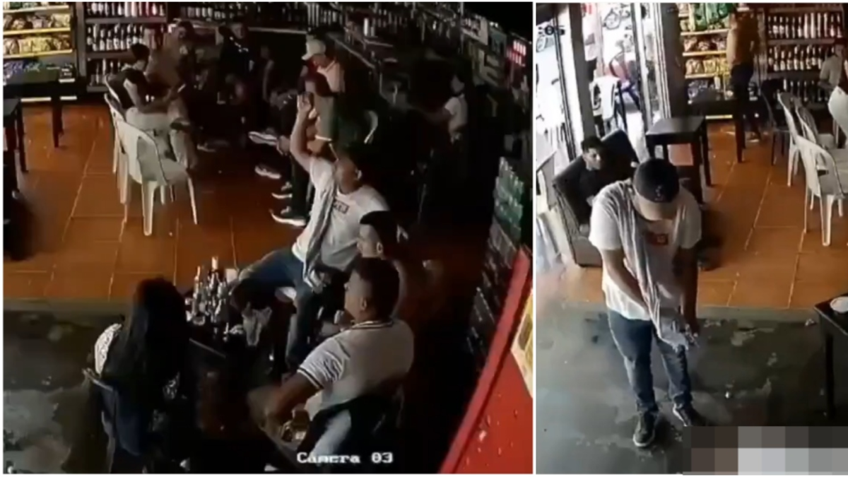 Dos hombres hablaron en un bar cuando uno sacó una pistola, le dio cuatro tiros e intentaron terminarlo

 – Tinta clara
