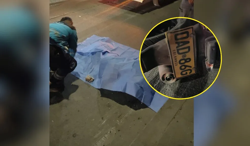 El grave accidente de tráfico dejó a un motociclista muerto – 

 – Tinta clara