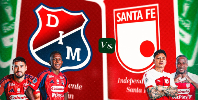 Santa Fe recibirá Medellín en el techo para la Copa Betplay

 – Tinta clara