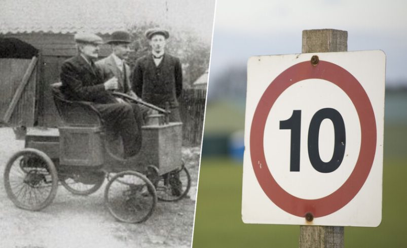 En 1896, un hombre decidió conducir a la velocidad imprudente de 13 km/h. Y recibió la primera multa en la historia

 – Tinta clara