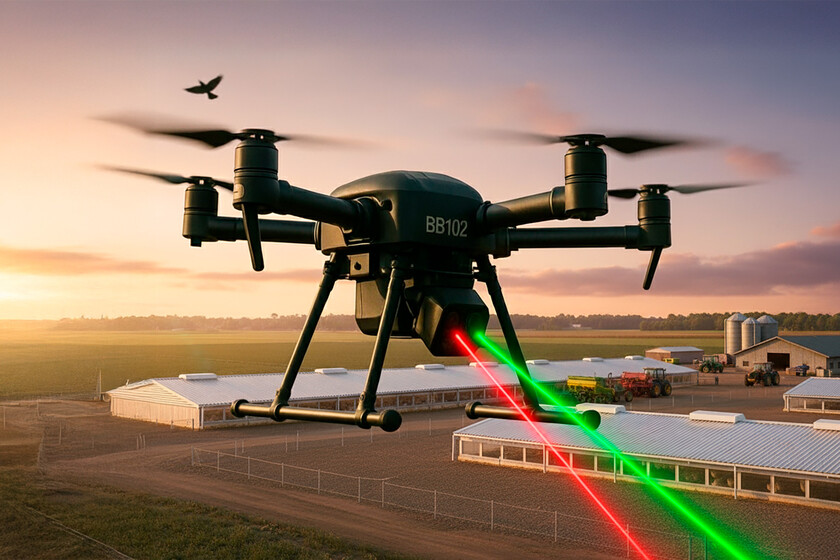 Drones láser que patrullan las granjas

 – Tinta clara