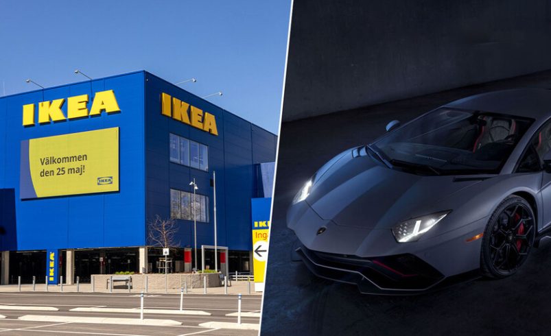 Un noruego soñaba con tener un Lamborghini Aventador pero no era millonario. Entonces uno fue hecho con piezas de Ikea.

 – Tinta clara