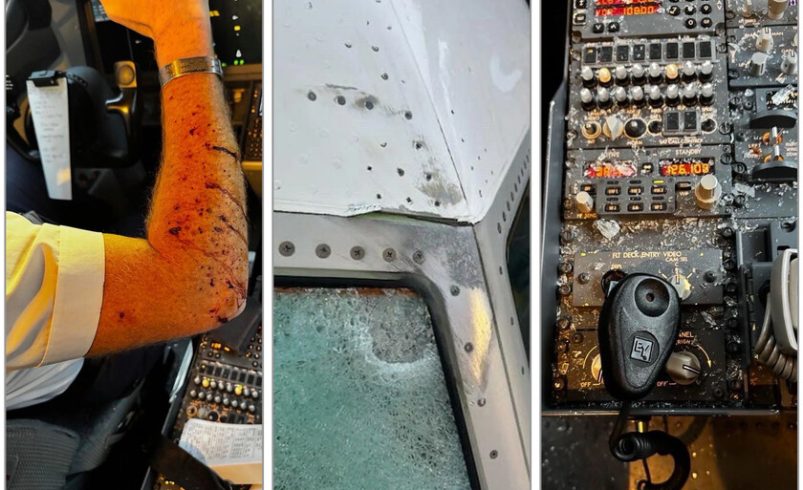 Algo golpeó un Boeing 737, hiriendo al piloto. Lo verdaderamente inaudito: sucedió a 11.000 metros

 – Tinta clara