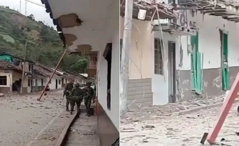 El caos y el miedo explosivo se lanzaron desde un dron cerca de la estación de policía; Hay cuatro heridos

 – Tinta clara