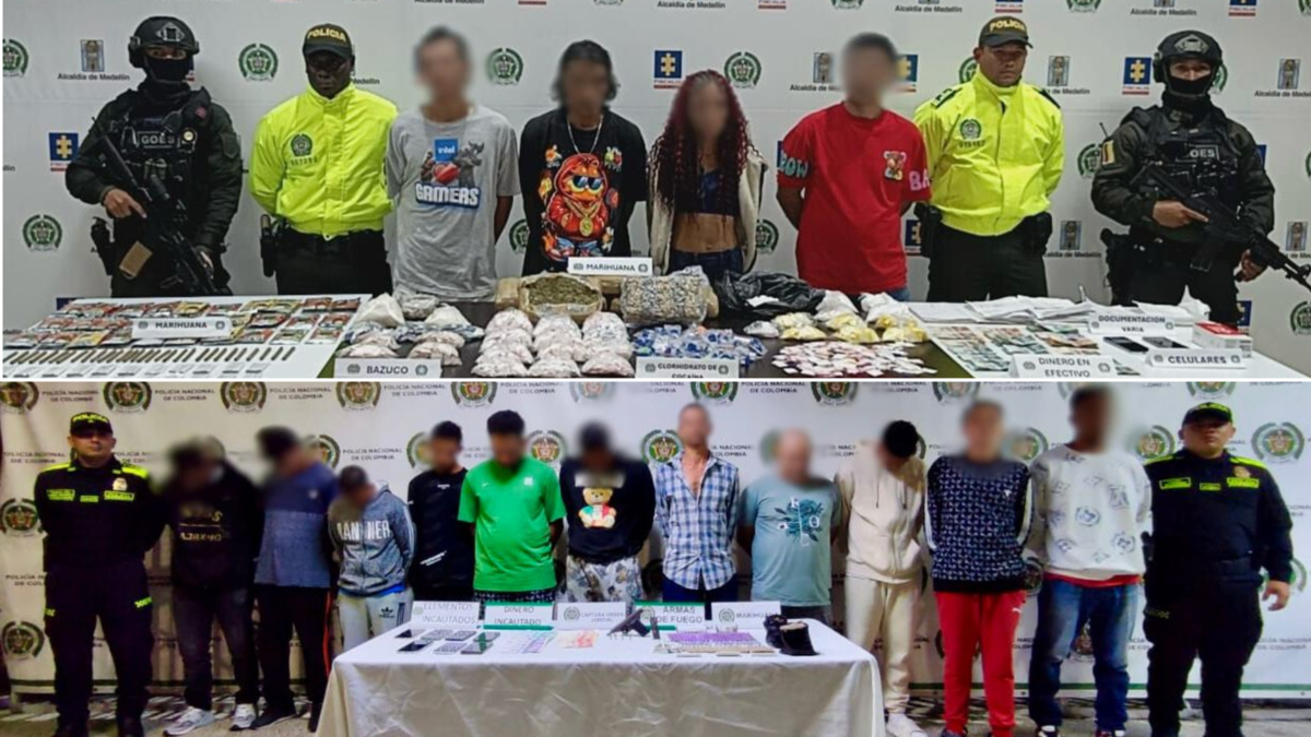 fueron capturados dos líderes y 13 miembros de ‘Los Chatas’ y ‘The Independence’

 – Tinta clara