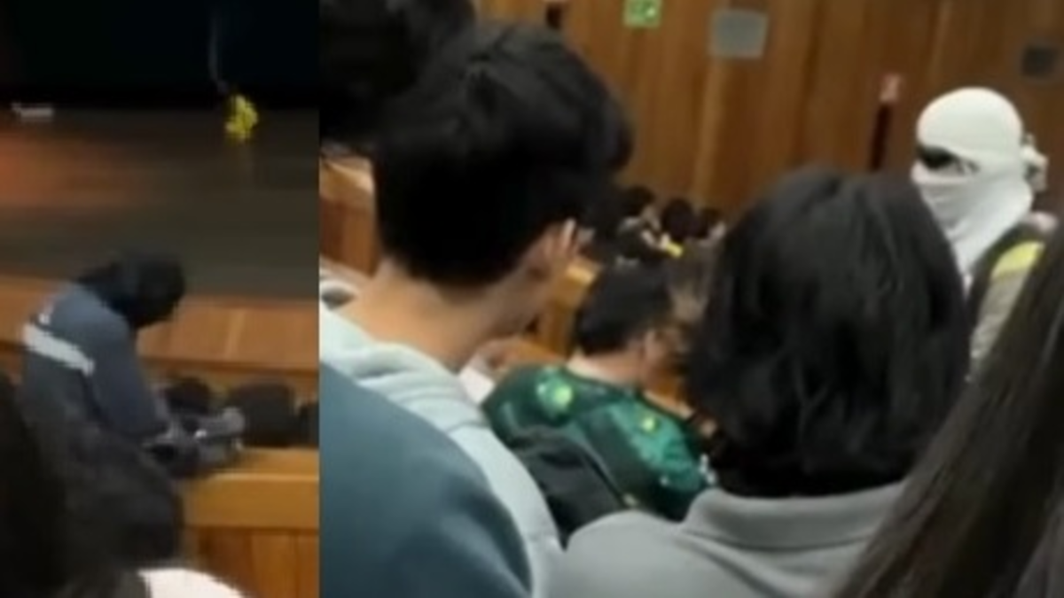 Capapuchados lanzó papas de bombas en la Universidad Industrial de Santander, rompió un evento y personas intimidadas

 – Tinta clara