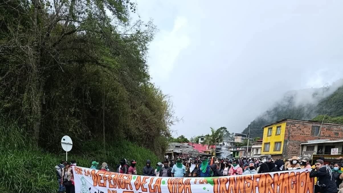 Campesinos, indígenas y afros bloquean la carretera Panamericana: la protesta se desarrolla en la zona de Rosas; ¿Qué le están gritando al Gobierno Nacional?

 – Tinta clara