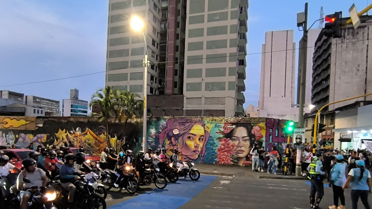 Esta es la armadura preventiva del sistema de transporte de masas de MIO, para evitar más ataques de vandalismo contra su infraestructura

 – Tinta clara