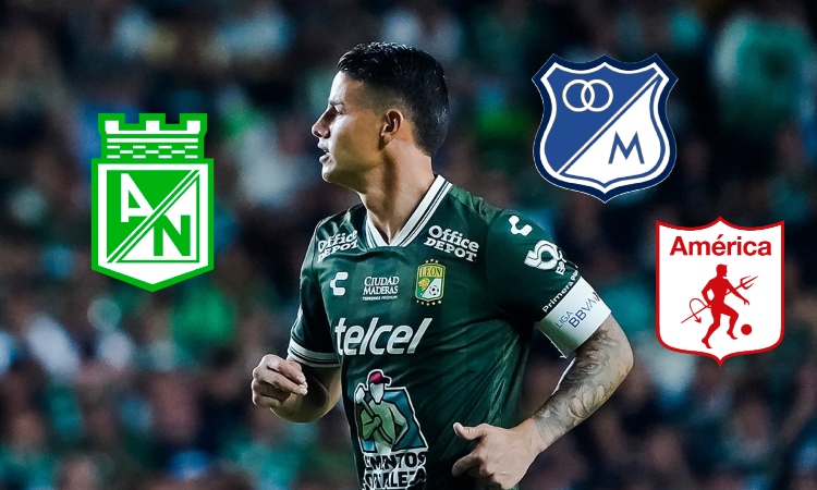 James Rodríguez acabaría con el sueño de Nacional y Millonarios

 – Tinta clara