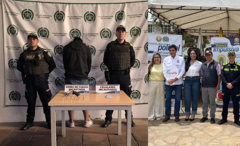 Tres capturados por microtráfico y portación de armas; Policía activa jornadas de conciliación en Santander

 – Tinta clara