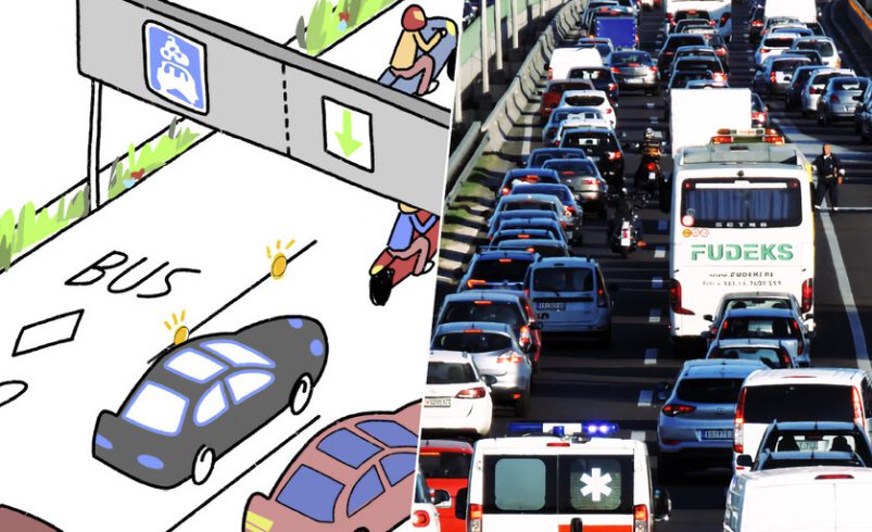 es la respuesta de la DGT al reto del nuevo carril Bus-VAO

 – Tinta clara