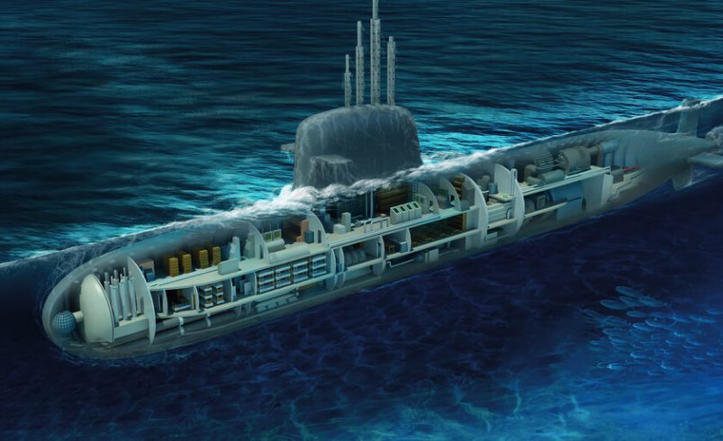 desarrollar su propio submarino nuclear

 – Tinta clara