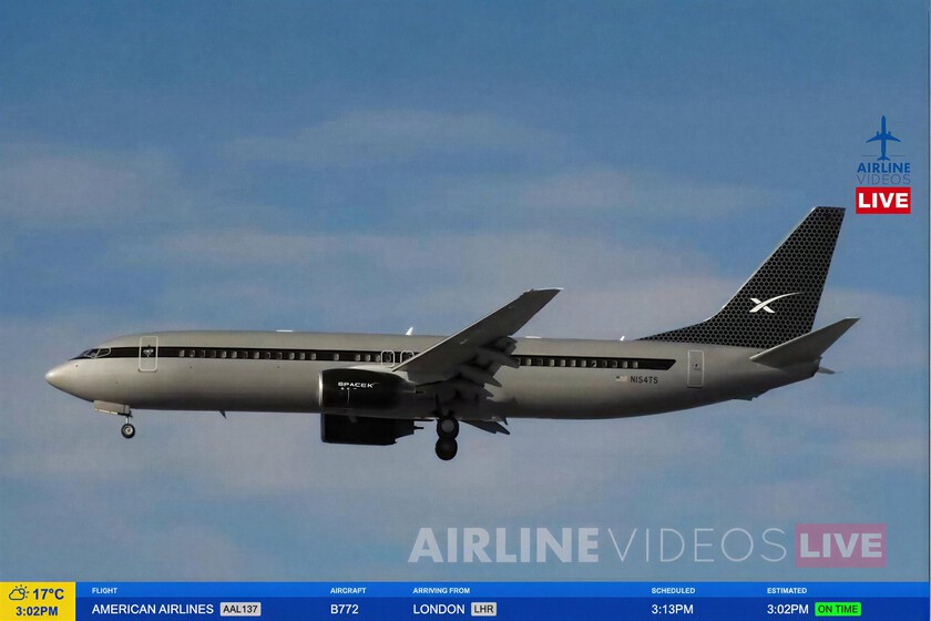 SpaceX es conocida por sus cohetes. Lo que es menos conocido es su creciente y llamativa flota de aviones.

 – Tinta clara