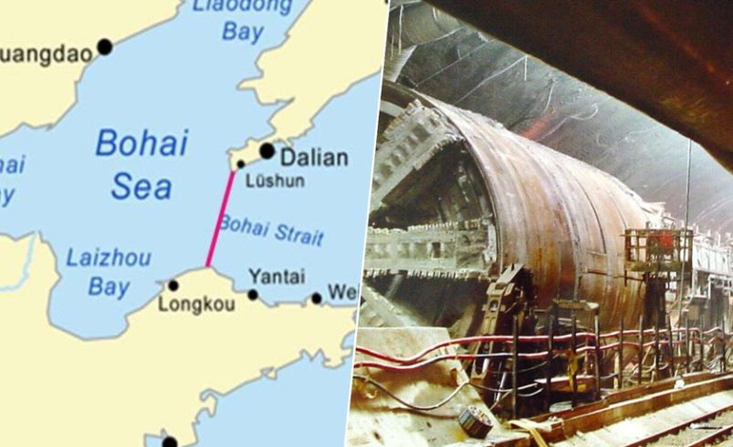 El túnel ferroviario más largo del mundo.

 – Tinta clara
