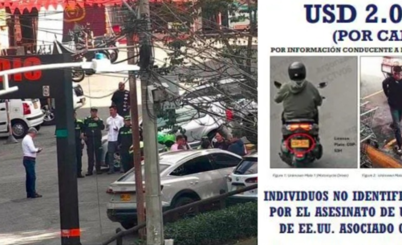 Estados Unidos y Canadá ofrecen dos millones de dólares de recompensa por crimen en Medellín

 – Tinta clara