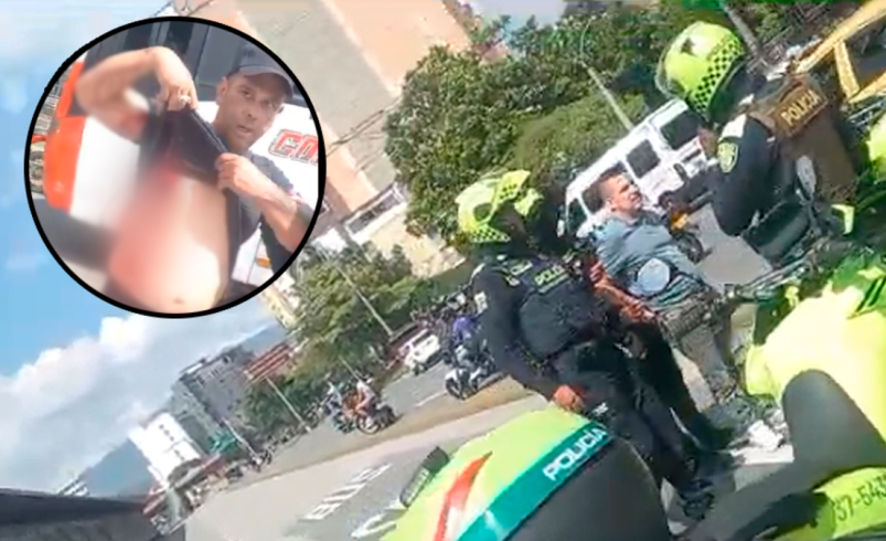 El agresor fue capturado en flagrante delito por la Policía Metropolitana del Valle de Aburrá

 – Tinta clara