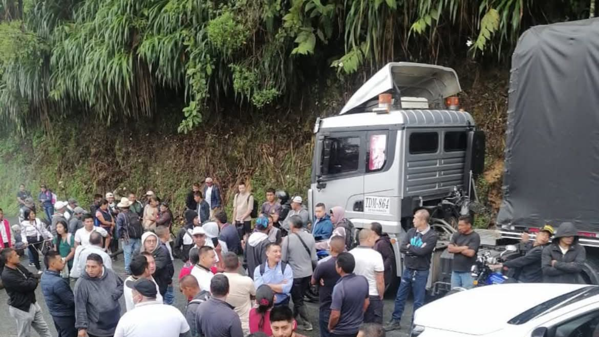 Indígenas del pueblo Awá bloquean la carretera entre Pasto y Tumaco en protesta pacífica ante la amenaza de conflicto armado en sus territorios

 – Tinta clara