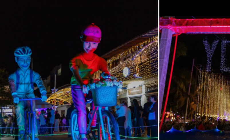 Tiene 800 mil luces LED y es creado por artesanos

 – Tinta clara