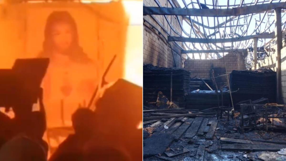 el cuadro quedó intacto entre las cenizas

 – Tinta clara