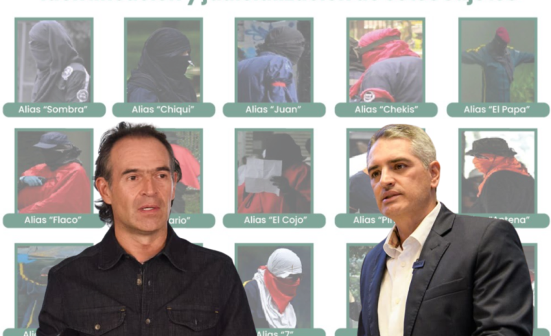 Gobierno de Antioquia y alcalde de Medellín ofrecen recompensa de $100 millones por encapuchados

 – Tinta clara