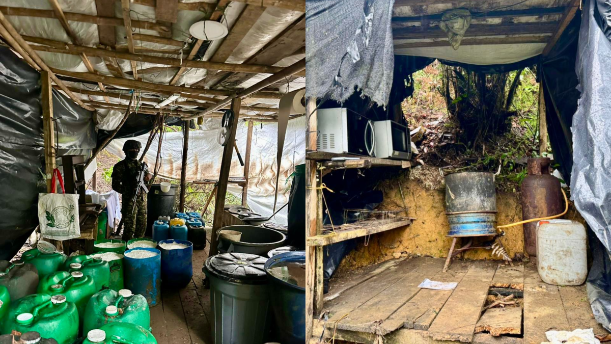 Producía una tonelada de cocaína mensualmente.

 – Tinta clara