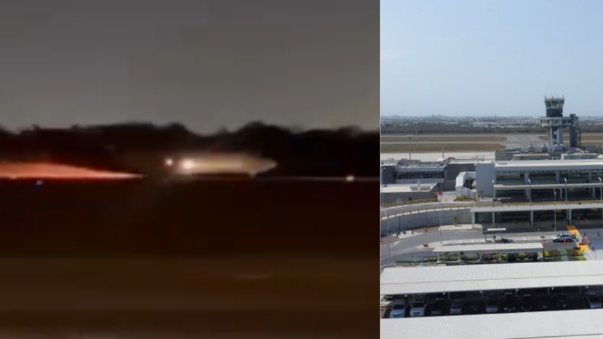 al menos cuatro vuelos han sido retrasados

 – Tinta clara