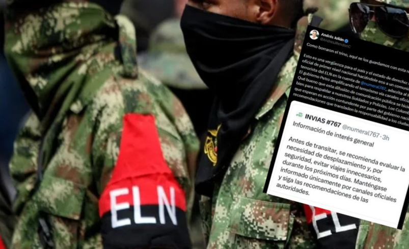 Gobernador de Antioquia critica trino de Invías que recomienda a ciudadanos no viajar por paro armado del Eln: ‘Una vergüenza’

 – Tinta clara