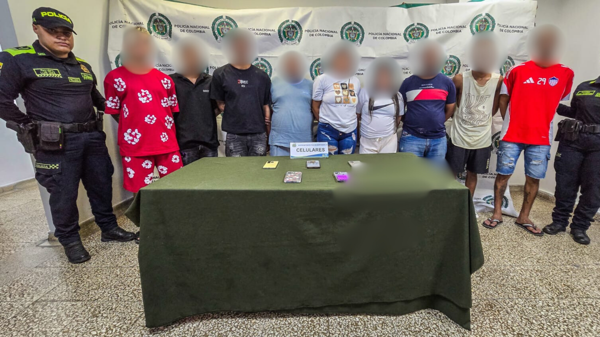 Así cayeron nueve integrantes de ‘Los Costeños M’ acusados ​​de extorsión y sicariato en Barranquilla: acumularon 68 notas judiciales

 – Tinta clara