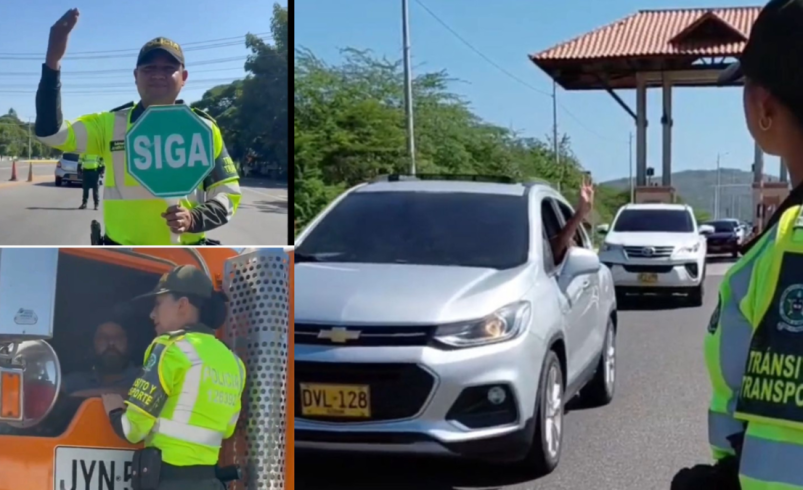 Barranquilla activa controles especiales y refuerza la prevención vial ante la salida y entrada de 150.000 vehículos durante el 24 y 25 de diciembre

 – Tinta clara