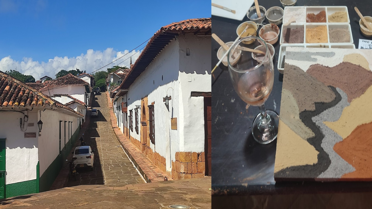 La historia de la construcción de tierra apisonada, un lugar donde la gente pinta con tierras santandereanas y vive una experiencia de arte

 – Tinta clara