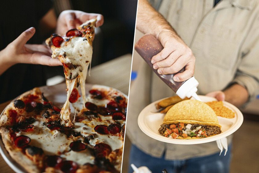 Era la pizza y ya se cayó.

 – Tinta clara