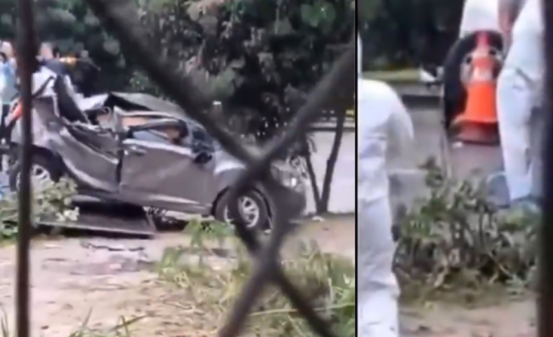 El conductor del auto también murió

 – Tinta clara