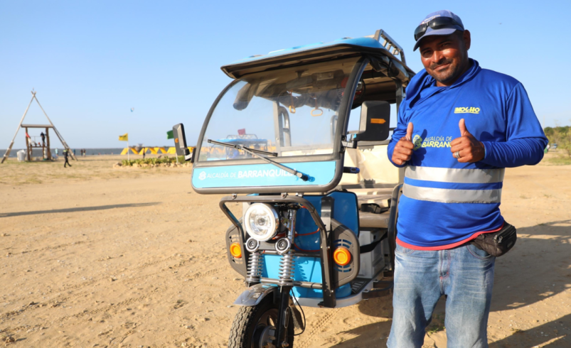 Puerto Mocho y un salto hacia la movilidad sustentable: estos son los 41 vehículos eléctricos entregados a bicitaxistas

 – Tinta clara