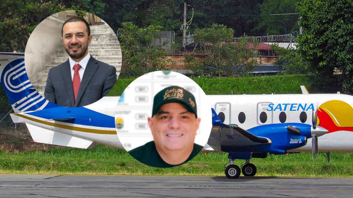 A bordo estaban el congresista Diógenes Quintero y Carlos Salcedo.

 – Tinta clara