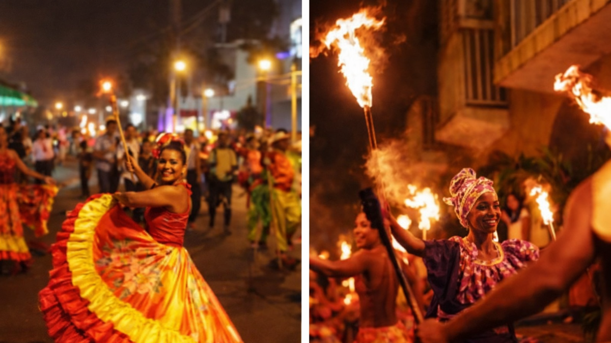 la mítica marcha pagana de fuego, música y color en el marco de las Fiestas de la Virgen de la Candelaria

 – Tinta clara