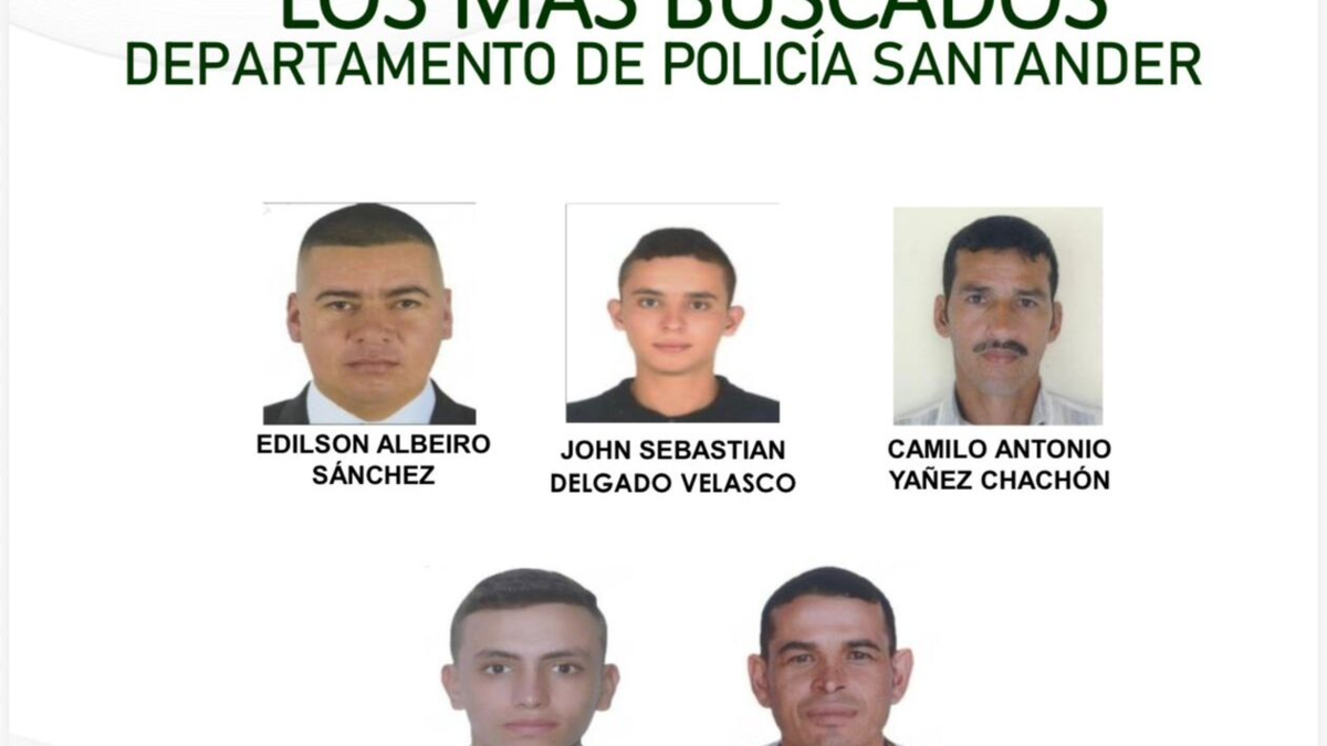 Estos son los perfiles de los cinco presuntos delincuentes

 – Tinta clara