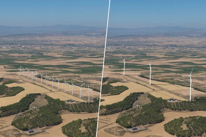 Un parque eólico de Tudela va a perder la mayoría de sus aerogeneradores. Y a pesar de ello producirá mucha más energía.

 – Tinta clara