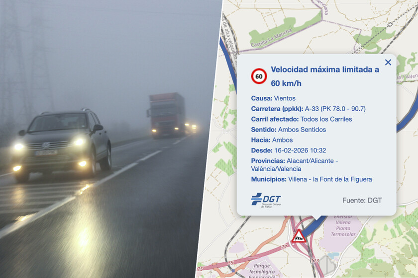 Sí, la DGT ha limitado la velocidad máxima a 80 km/h y ha prohibido adelantar. Y hay una buena razón para ello: el viento.

 – Tinta clara