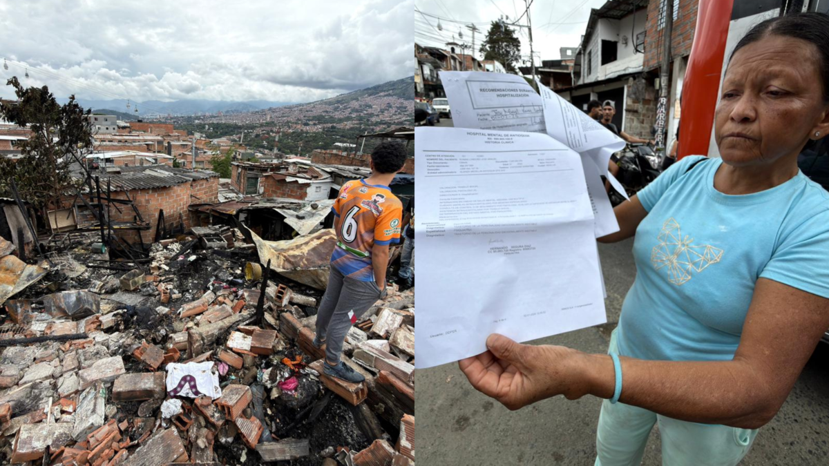 ¿Quién es el paciente con diagnóstico psiquiátrico que incendió una casa en Medellín? Esta es la dramática historia de su madre: ‘Me quería pegar’

 – Tinta clara